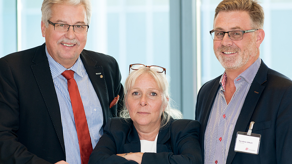 Bild på Lars-Åke Näslund, Charlotte Olsson och Per-Arne Utbult.