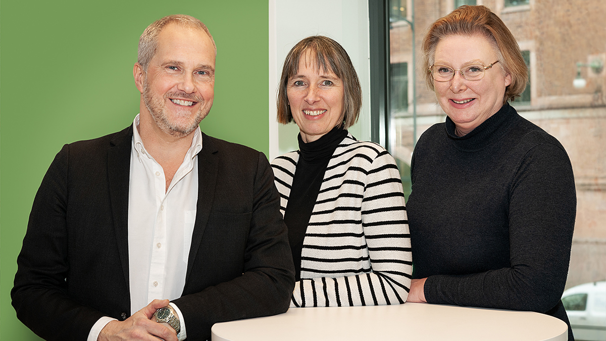 Bild på Anders Stålsby, Evalill Tagesson, Marie-Therese Gyllhede.
