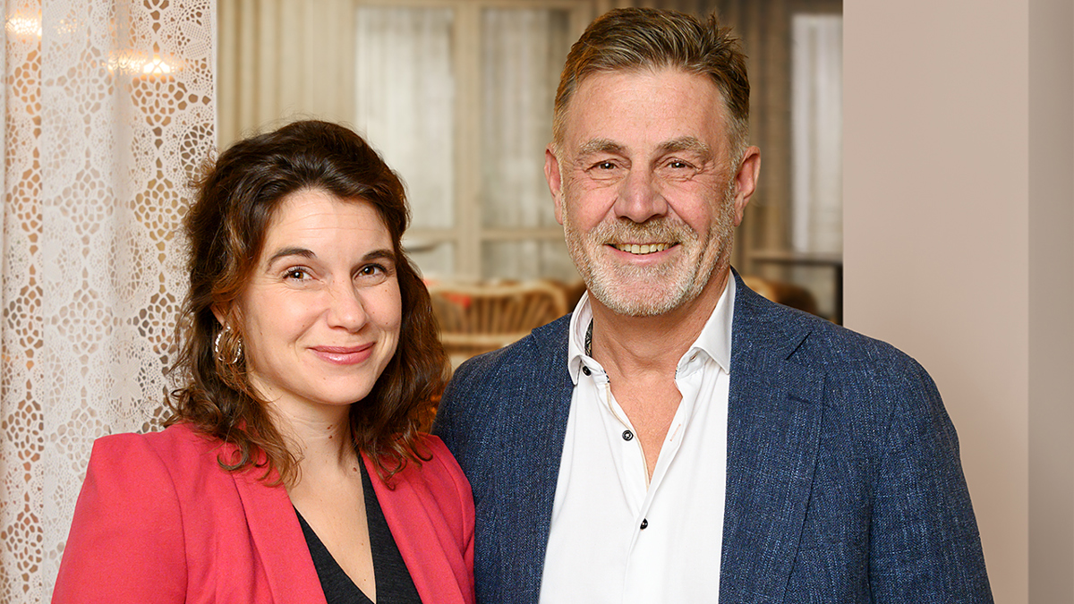 Bild på Brita Hybbinette, arbetsgivarföreträdare, och Per-Arne Utbult, Seko.