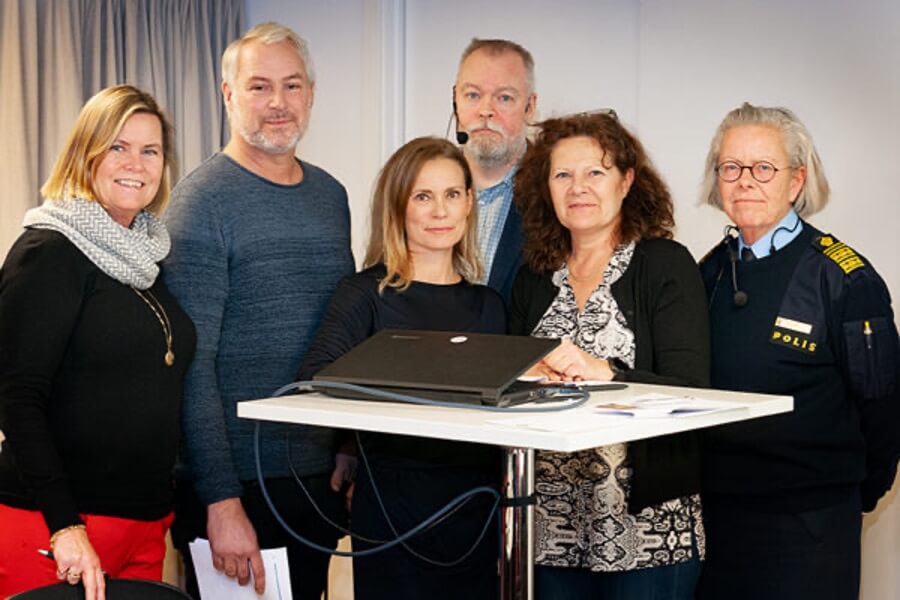 Monika Veberg, Nils Karlsson, Anna Lindgren, Niklas Simson, Karin Svenning, Ulrika Herbst, Polismyndigheten