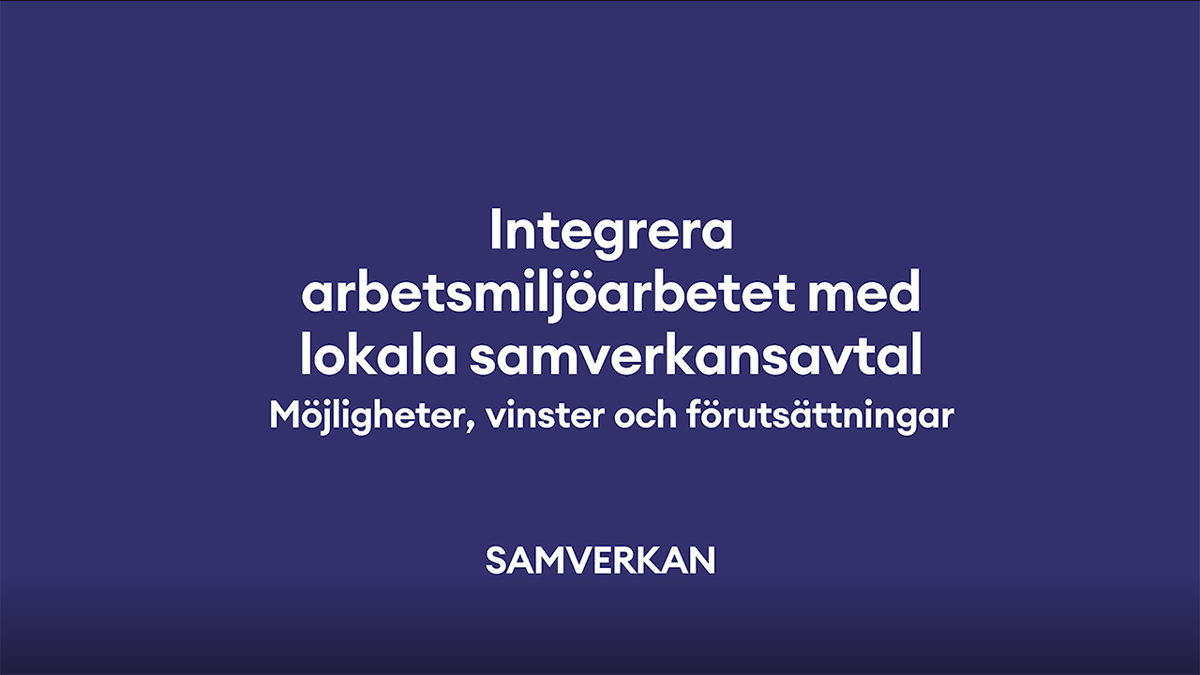 Filmruta med namnet på seminariet