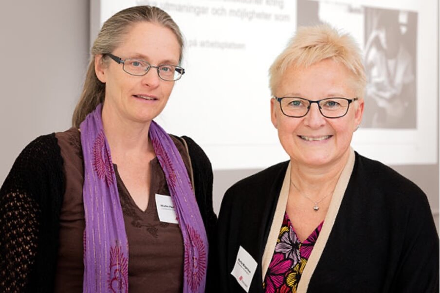 Malin Fernholm och Marita Birgersson