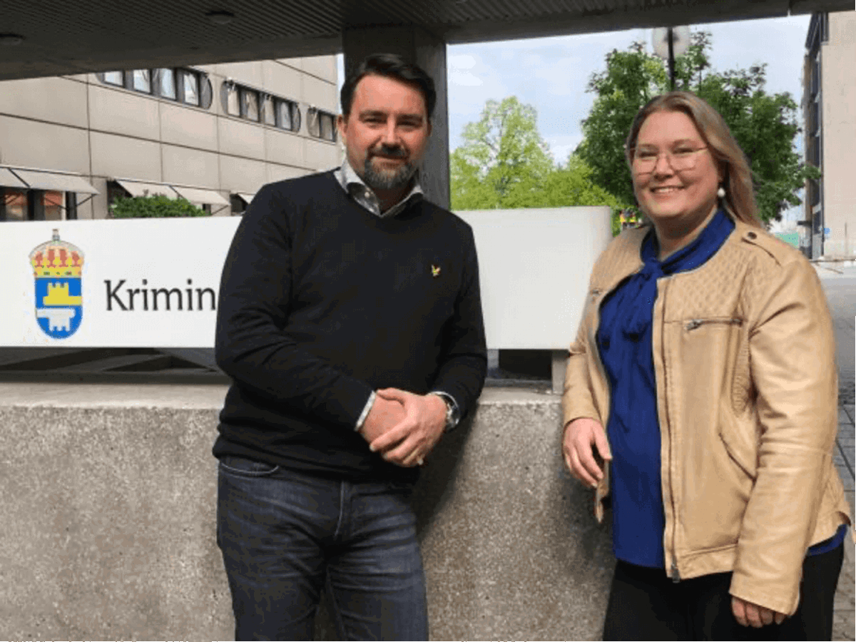 Peter Ask och Therese Nordholm.