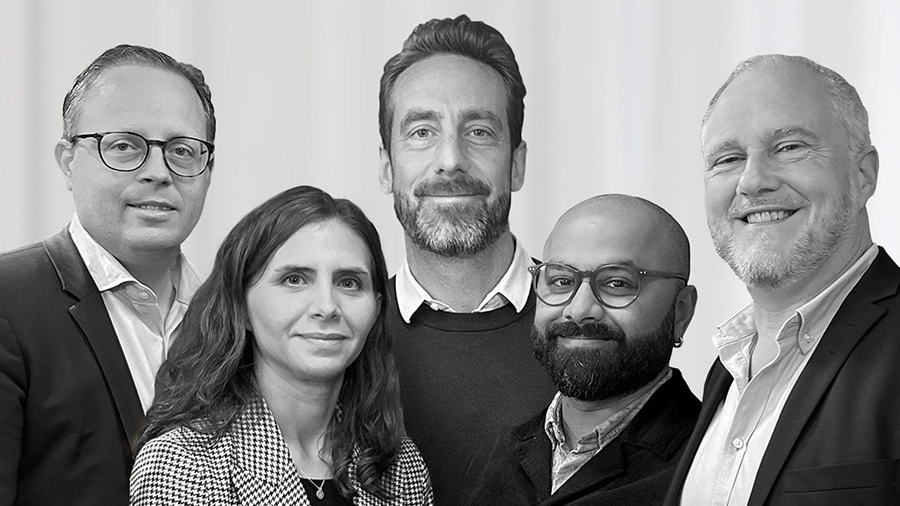 Monterat fotografi med personerna som deltar i poddavsnittet.