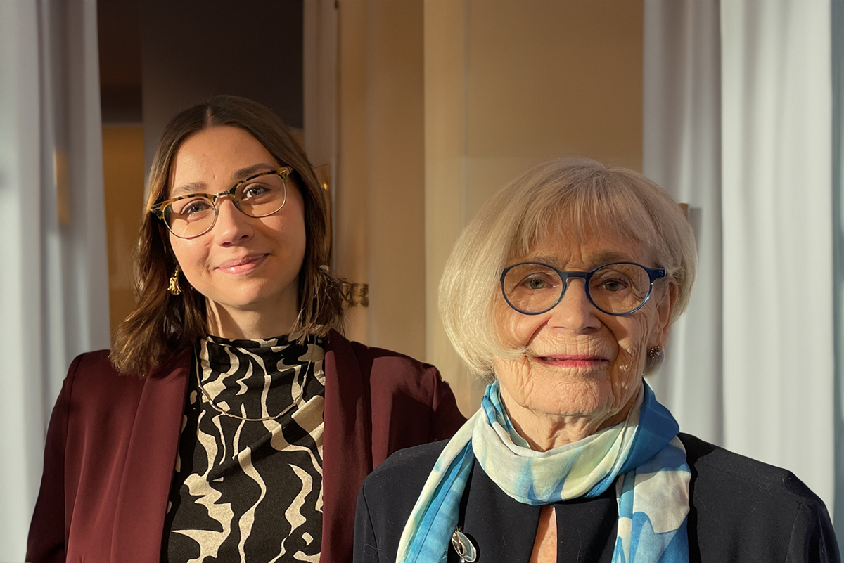 Olivia Marrero Engström och Lena Svenaeus